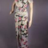 Floral Wrap Maxi Dress _  Sophisticated Grey