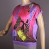 Vibrant Printed Top _ Pink & Purple