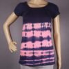 Tie-Dye Top_Navy Blue & Pink