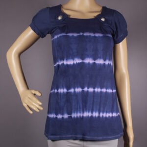 Tie-Dye Top_Dark Blue & Pink